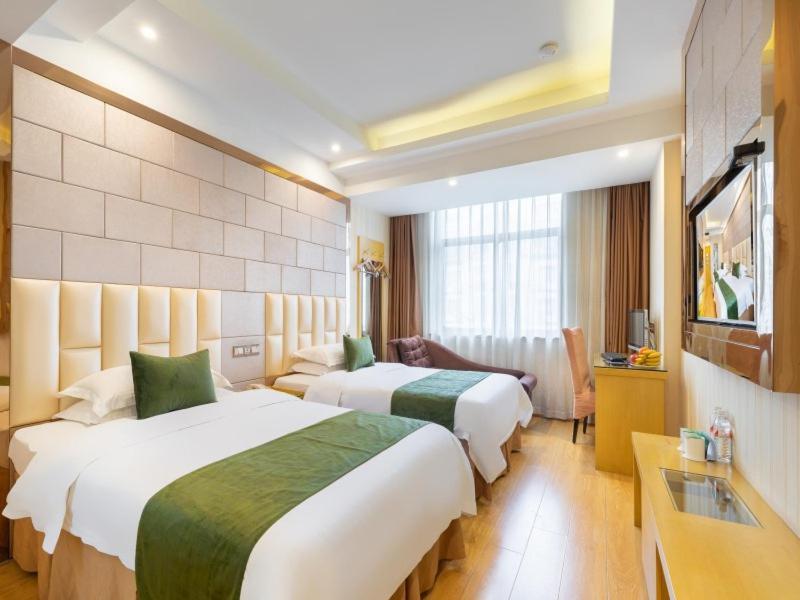 Greentree Inn Zhejiang Jinhua Yiwu International Trade City Changchun Street Shell Hotel Dış mekan fotoğraf