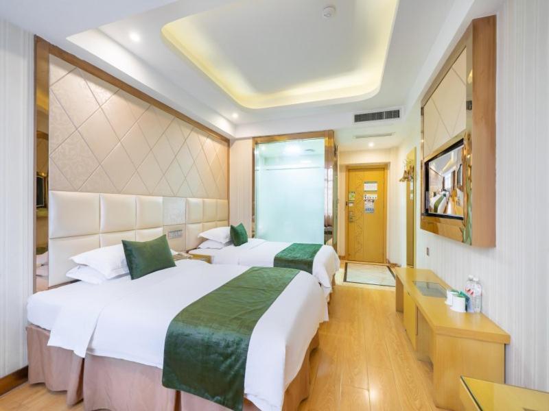 Greentree Inn Zhejiang Jinhua Yiwu International Trade City Changchun Street Shell Hotel Dış mekan fotoğraf