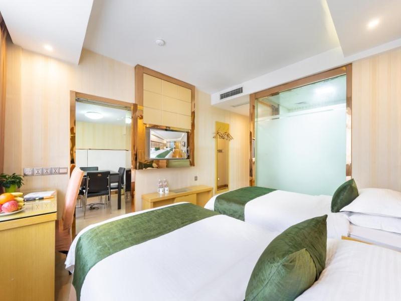 Greentree Inn Zhejiang Jinhua Yiwu International Trade City Changchun Street Shell Hotel Dış mekan fotoğraf