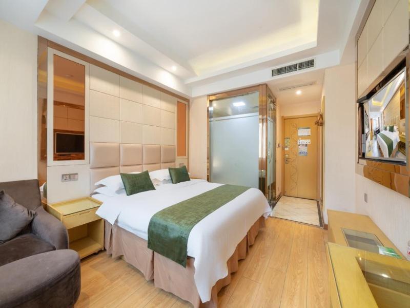 Greentree Inn Zhejiang Jinhua Yiwu International Trade City Changchun Street Shell Hotel Dış mekan fotoğraf