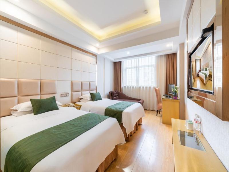 Greentree Inn Zhejiang Jinhua Yiwu International Trade City Changchun Street Shell Hotel Dış mekan fotoğraf