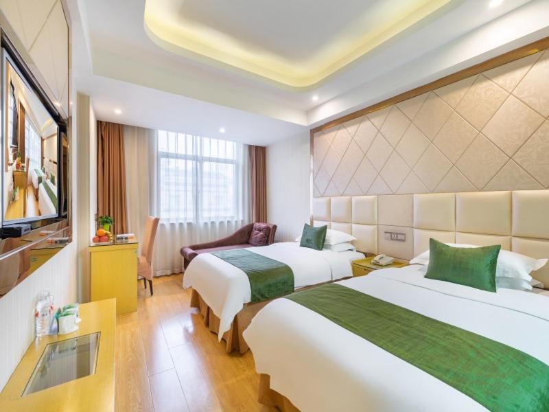 Greentree Inn Zhejiang Jinhua Yiwu International Trade City Changchun Street Shell Hotel Dış mekan fotoğraf