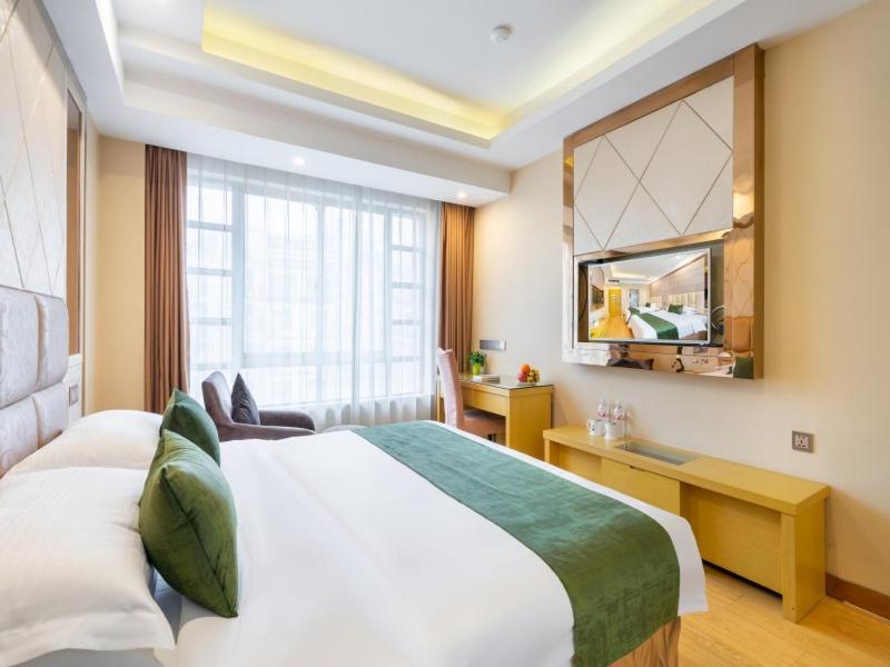 Greentree Inn Zhejiang Jinhua Yiwu International Trade City Changchun Street Shell Hotel Dış mekan fotoğraf